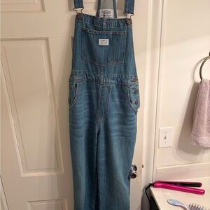 Levi's Classic Blue Denim Overalls